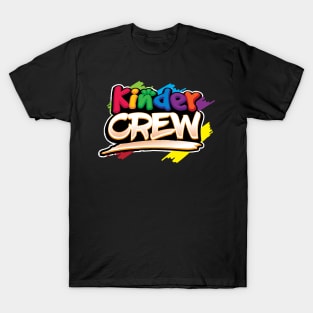 Kinder Crew| Kindergarten Teacher Gifts| 1st Day Of School T-Shirt